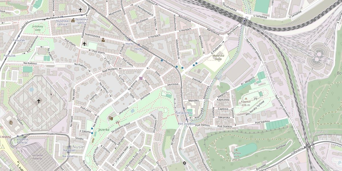 Mapa — Jaurisova 515/4, Michle, 140 00 Praha 4